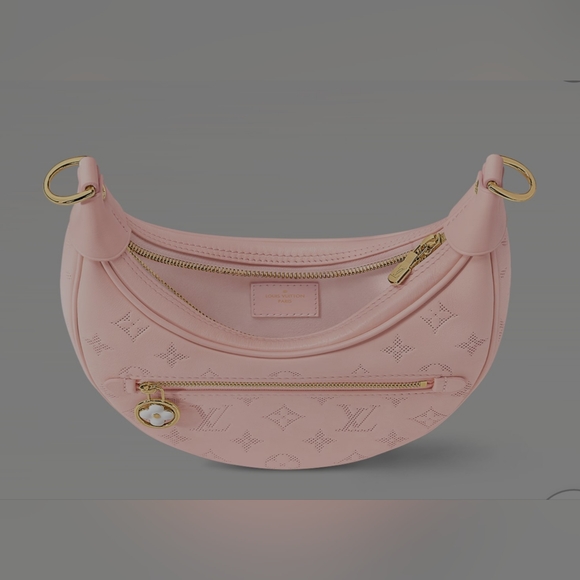 LOOP! There it is! Louis Vuitton Jasmine Pink, Calfskin, Monogram Crossbody Loop - Picture 3 of 3